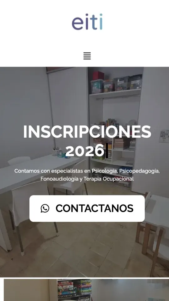 Sitio web de equipo interdisciplinario en Quilmes, Equipo EITI, vista celular